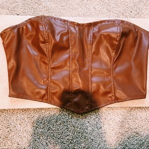 Brown corset